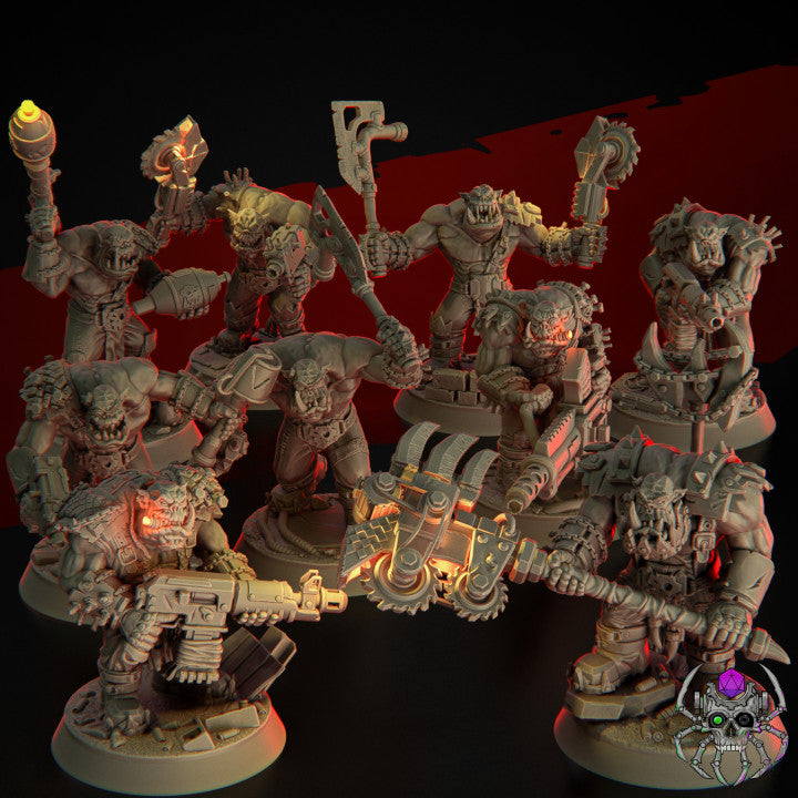 Orkz Wasteland Marauderz | EightLegsMiniatures Grimdark Wargaming Miniatures