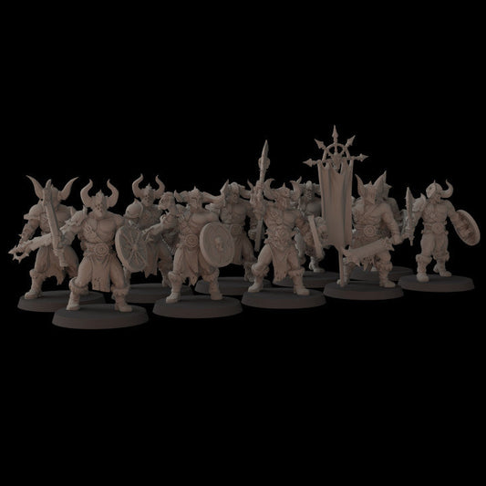 Chaotic Realms Barbarians | Fantasy Cult 32mm Grimdark Wargaming Miniatures Role Playing Miniatures