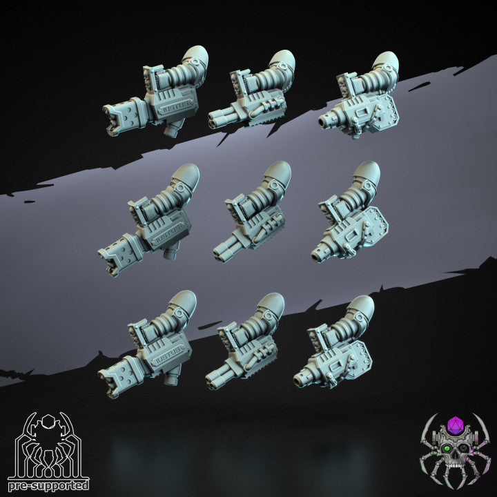 Demon Hunters Heavy Armour Squad Kit | EightLegsMiniatures Grimdark Wargaming Miniatures