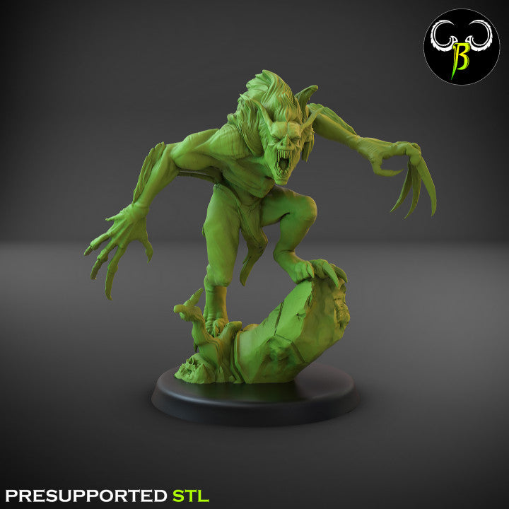 Crypt Nightmares Blood Slasher | Claybeast Creations 28mm Fantasy Wargaming Miniatures Role Playing Miniatures
