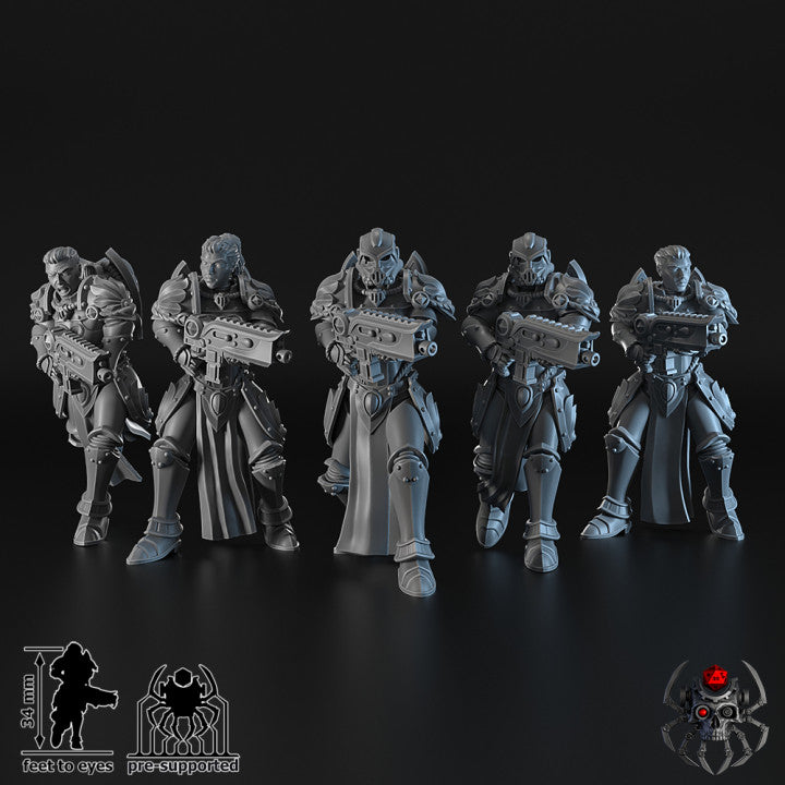 Widows of Retribution Gun Squad | EightLegsMiniatures Grimdark Wargaming Miniatures