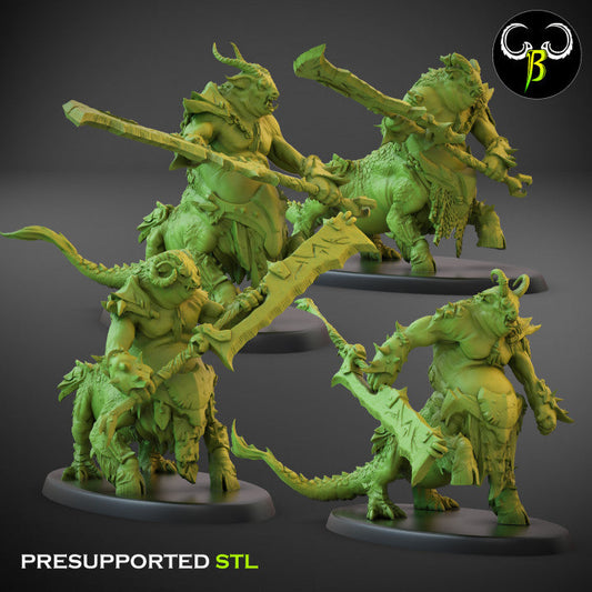 Fallen Beasts Centigon Heavy Weapons | Claybeast Creations 28mm Fantasy Wargaming Miniatures Role Playing Miniatures