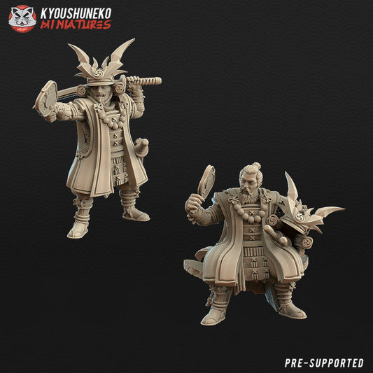 Feudal Japanese Daimyo | Kyoushuneko 28/32mm Fantasy Wargaming Miniatures Role Playing Miniatures