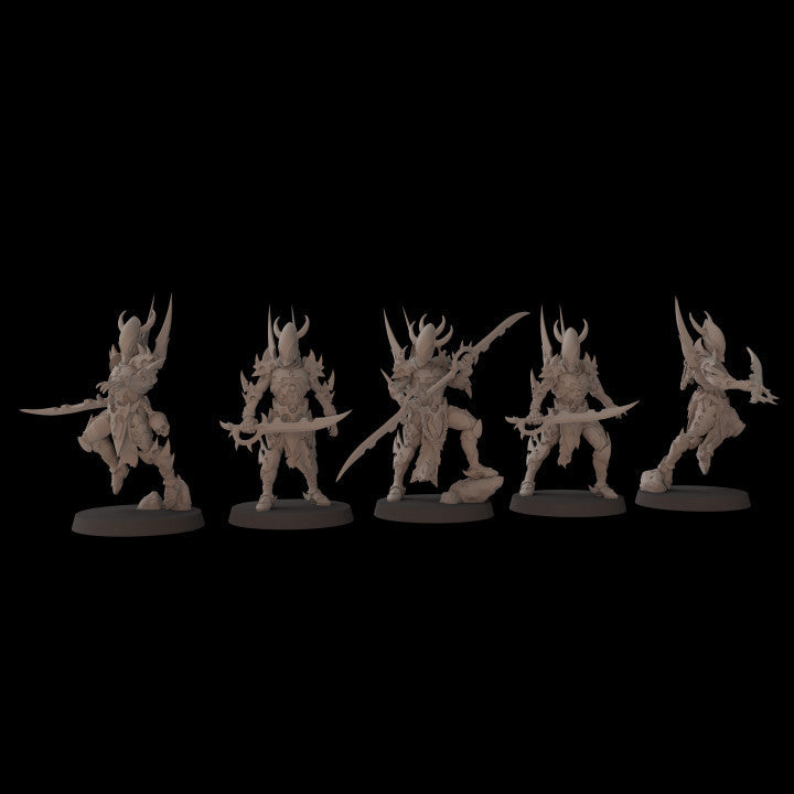 Space Elves Dark Blades | Fantasy Cult 32mm Grimdark Wargaming Miniatures Role Playing Miniatures