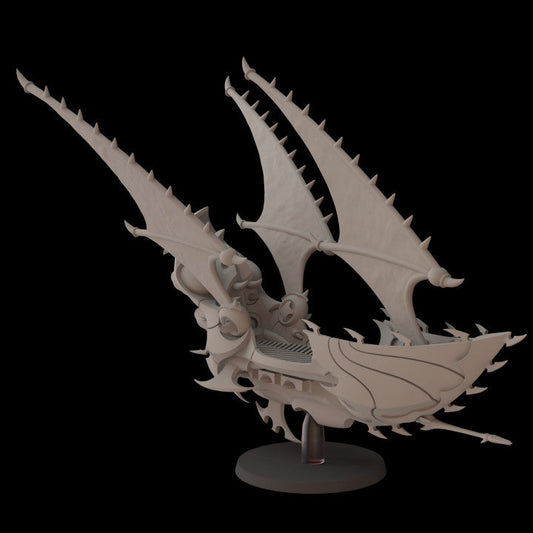 Space Elves Segador Ship | Fantasy Cult 32mm Grimdark Wargaming Miniatures Role Playing Miniatures