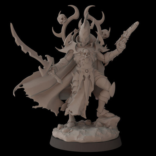 Space Elves Dark Hierarch | Fantasy Cult 32mm Grimdark Wargaming Miniatures Role Playing Miniatures