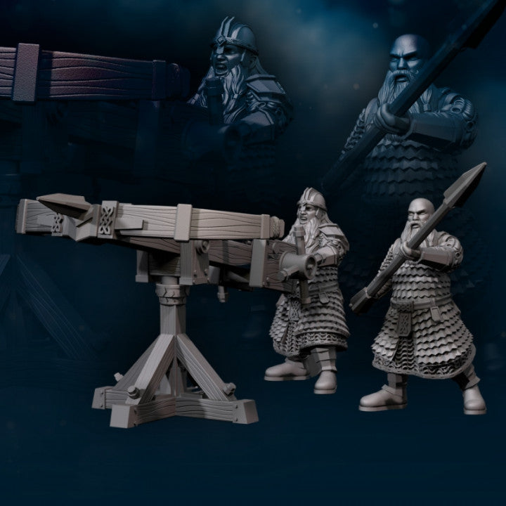 Kalak Dwarves Ballista | Davale Games 25mm Fantasy Wargaming Miniatures