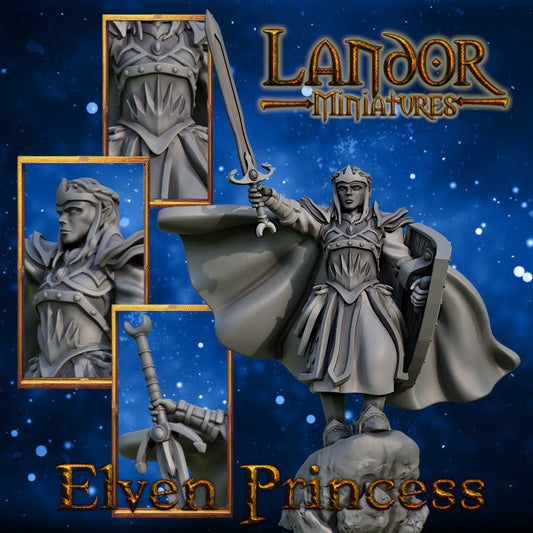Elven Princess | Landor Miniatures 28/32mm Fantasy Wargaming Miniatures