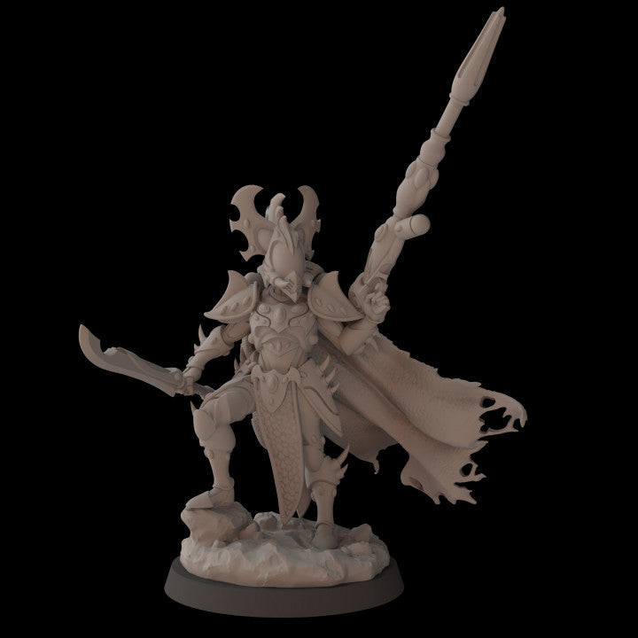Space Elves Fireborn Lord | Fantasy Cult 32mm Grimdark Wargaming Miniatures Role Playing Miniatures