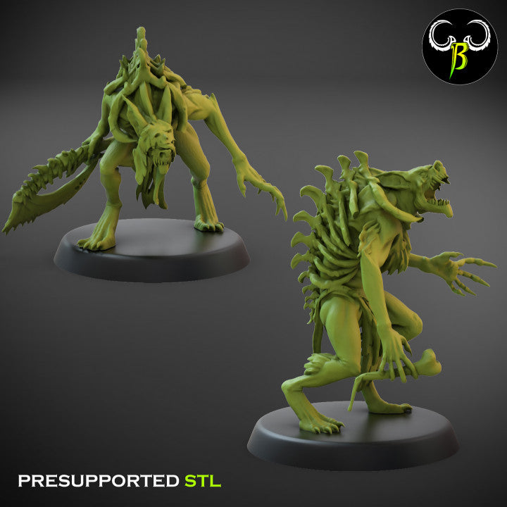 Crypt Nightmares Flesh Gatherers | Claybeast Creations 28mm Fantasy Wargaming Miniatures