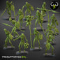 Crypt Nightmares Flesh Skeletons Spears | Claybeast Creations 28mm Fantasy Wargaming Miniatures Role Playing Miniatures