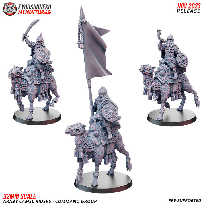 Araby Camel Rider Bowmen | Kyoushuneko 28/32mm Fantasy Wargaming Minia ...