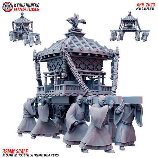 Feudal Japanese Mikoshi Shrine | Kyoushuneko 28/32mm Fantasy Wargaming Miniatures Role Playing Miniatures