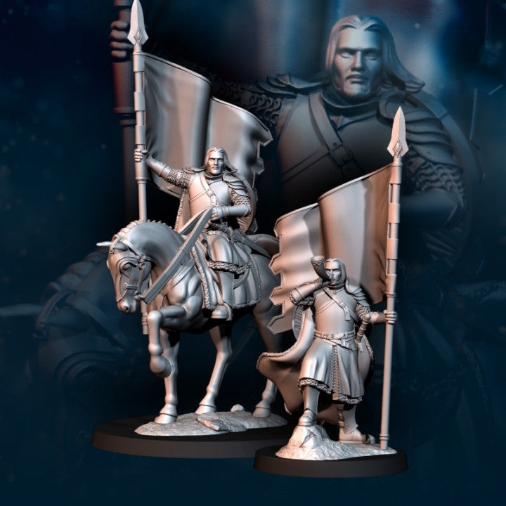 Grey Castle Beloved Son Banner | Davale Games 25mm Fantasy Wargaming Miniatures