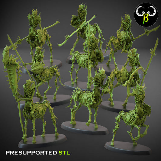 Crypt Nightmares Hemocentaur Squad | Claybeast Creations 28mm Fantasy Wargaming Miniatures Role Playing Miniatures