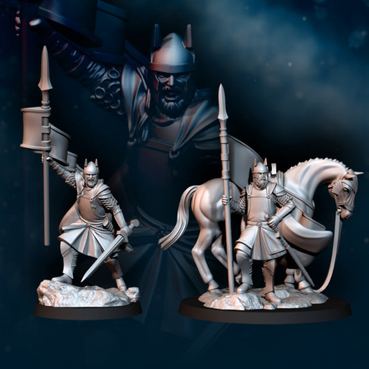 High Human Banner | Davale Games 25mm Fantasy Wargaming Miniatures