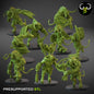 Fallen Beasts Horned Brutes Shields | Claybeast Creations 28mm Fantasy Wargaming Miniatures Role Playing Miniatures