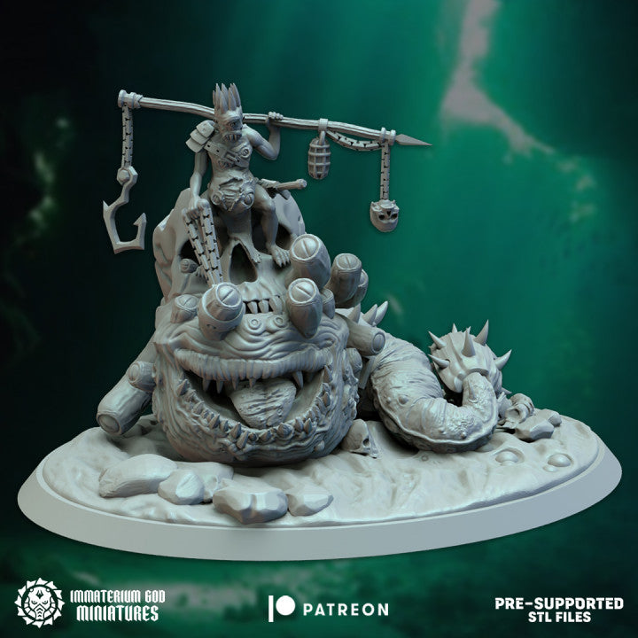 Abyssal Shepherd | Immaterium God 32mm Grimdark Wargaming Miniatures