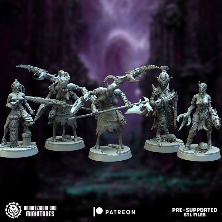 Torture Fanatics | Immaterium God 32mm Grimdark Wargaming Miniatures