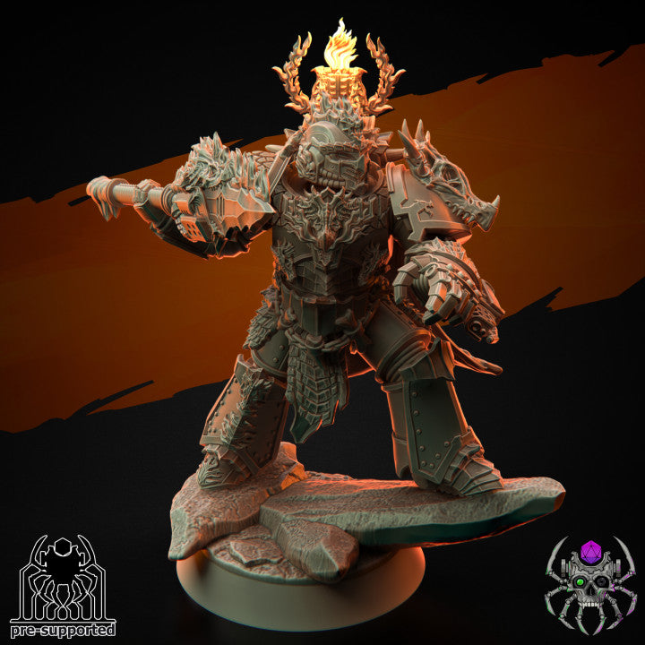 Flame Lizards Relic Keeper | EightLegsMiniatures Grimdark Wargaming Miniatures