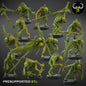 Crypt Nightmares Marrow Squad | Claybeast Creations 28mm Fantasy Wargaming Miniatures Role Playing Miniatures