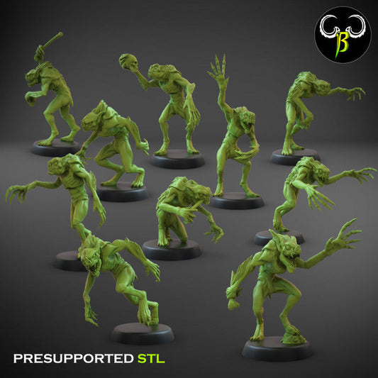 Crypt Nightmares Marrowsuckers | Claybeast Creations 28mm Fantasy Wargaming Miniatures Role Playing Miniatures