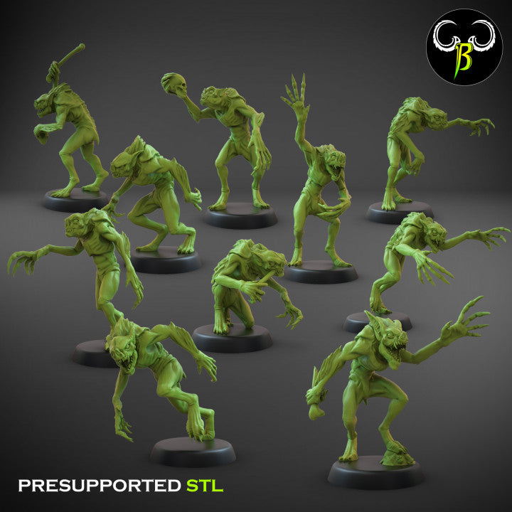 Crypt Nightmares Marrowsuckers | Claybeast Creations 28mm Fantasy Wargaming Miniatures