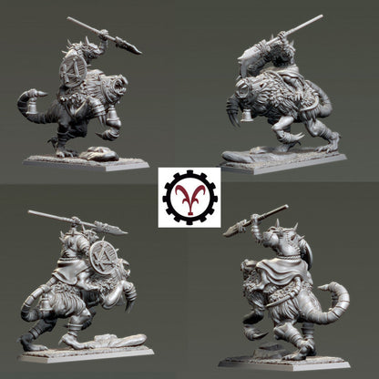 Verminkin Mounted Rats | Vinci Miniatures 28/32mm Fantasy Wargaming Miniatures Role Playing Miniatures