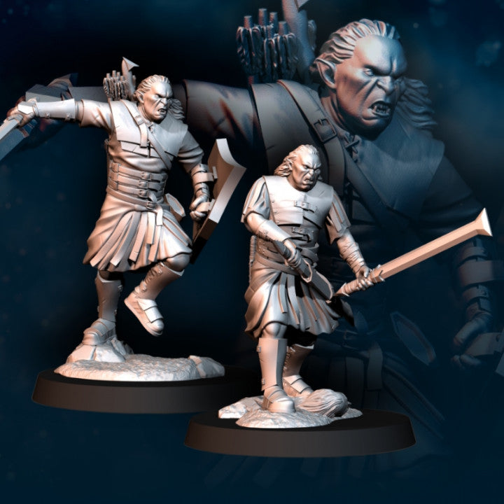 Blood Handed Scouts Captains | Davale Games 25mm Fantasy Wargaming Miniatures