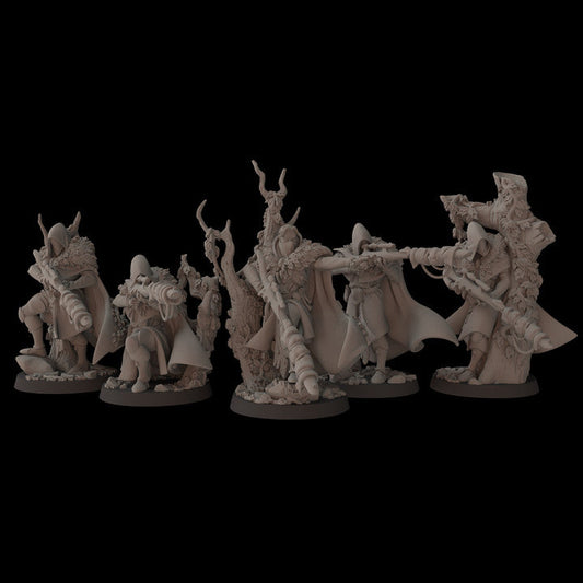 Exodite Space Elves Recon Scouts | Fantasy Cult 32mm Grimdark Wargaming Miniatures Role Playing Miniatures