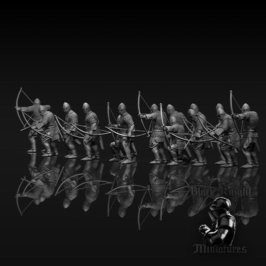 13th Century Prussian Archers | Black Knight Miniatures 28mm Historical Wargaming Miniatures Role Playing Miniatures