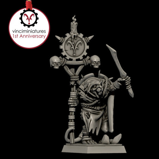 Verminkin Plaguelord 2 | Vinci Miniatures 28/32mm Fantasy Wargaming Miniatures Role Playing Miniatures