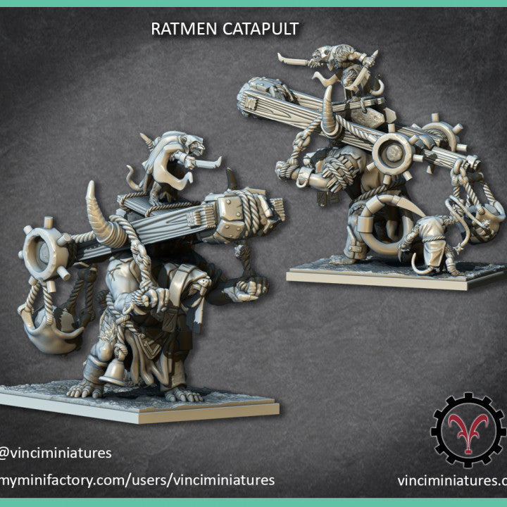 Verminkin Ogre Ratapault | Vinci Miniatures 28/32mm Fantasy Wargaming Miniatures