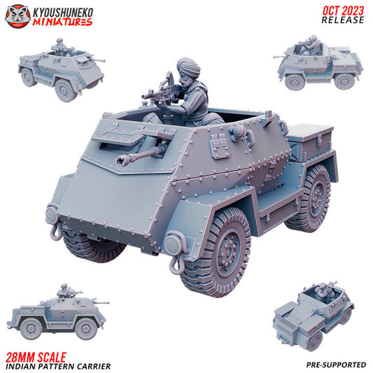 Indian Sikh Pattern Carrier | Kyoushuneko 28mm WW2 Wargaming Miniatures Role Playing Miniatures