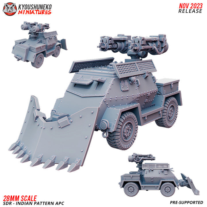 Sikh Desert Raiders APC | Kyoushuneko 32mm Grimdark Wargaming Miniatures Role Playing Miniatures