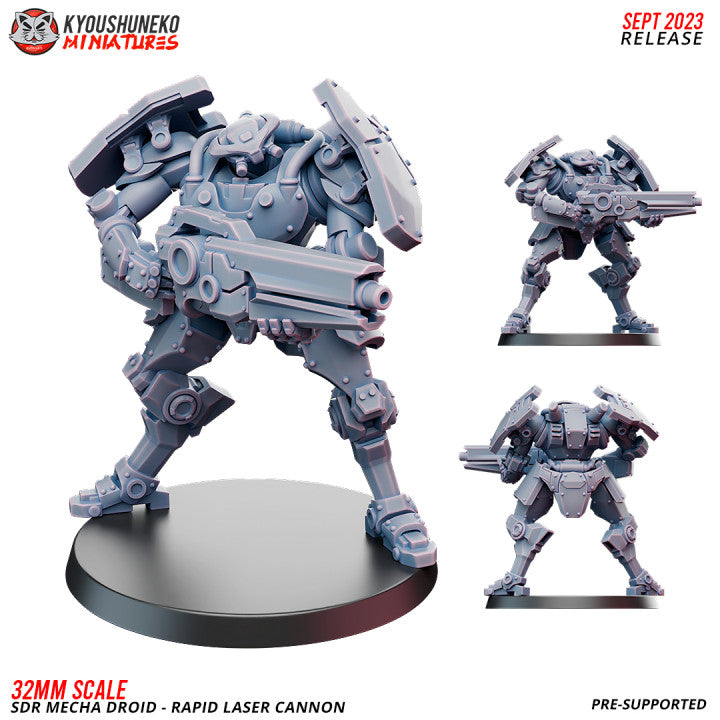 Sikh Desert Raiders Mecha Droid Laser Cannon | Kyoushuneko 32mm Grimdark Wargaming Miniatures