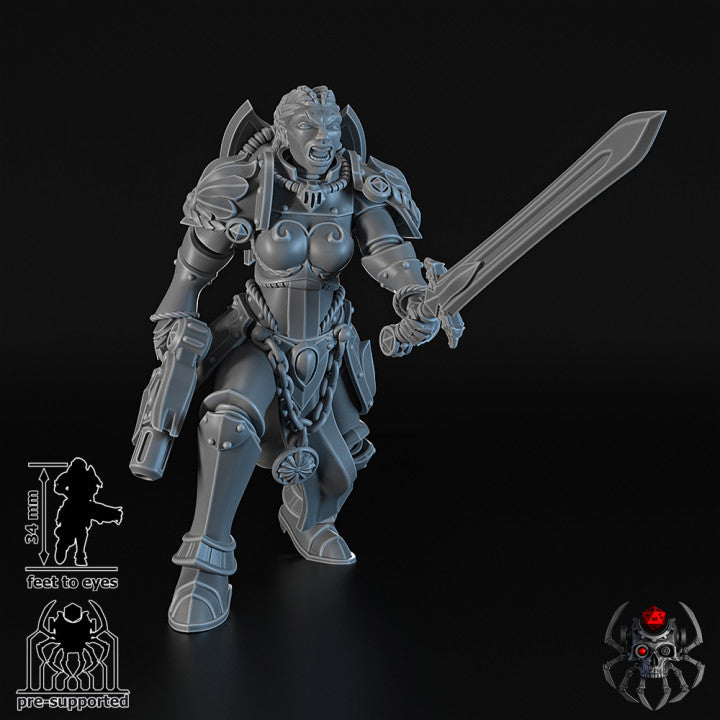 Widows Commander | EightLegsMiniatures Grimdark Wargaming Miniatures