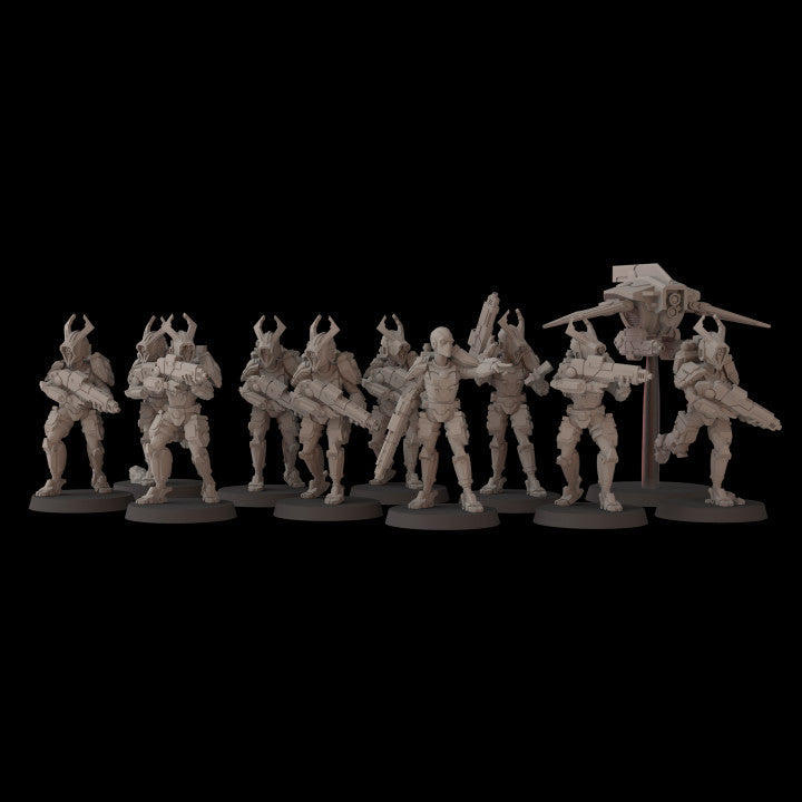 Greater Good Shock Team | Fantasy Cult 32mm Grimdark Wargaming Miniatures Role Playing Miniatures