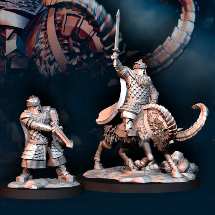 Silver Goat Dwarves Captain | Davale Games 25mm Fantasy Wargaming Miniatures