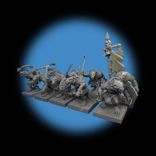 Verminkin Slave Rats | Vinci Miniatures 28/32mm Fantasy Wargaming Miniatures Role Playing Miniatures