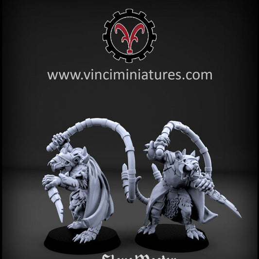 Verminkin Rat Master | Vinci Miniatures 28/32mm Fantasy Wargaming Miniatures Role Playing Miniatures