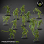 Fallen Beasts Soul Scavengers with Bows | Claybeast Creations 28mm Fantasy Wargaming Miniatures Role Playing Miniatures