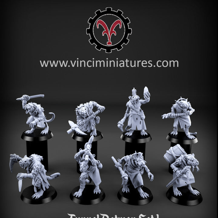 Verminkin Tunnel Rats | Vinci Miniatures 28/32mm Fantasy Wargaming Miniatures