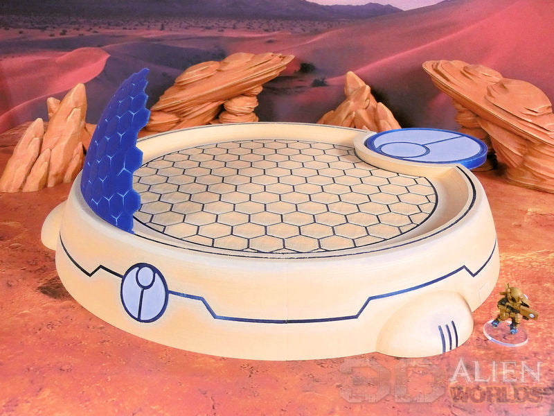 Taui Landing Pad | 3DAlienWorlds Grimdark Wargaming Terrain Role Playing Miniatures