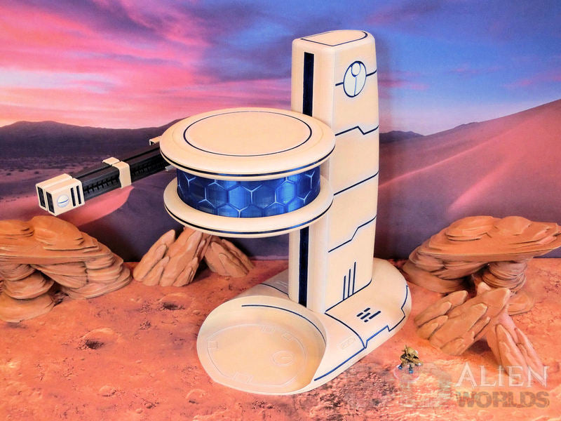 Taui Gun Tower | 3DAlienWorlds Grimdark Wargaming Terrain Role Playing Miniatures