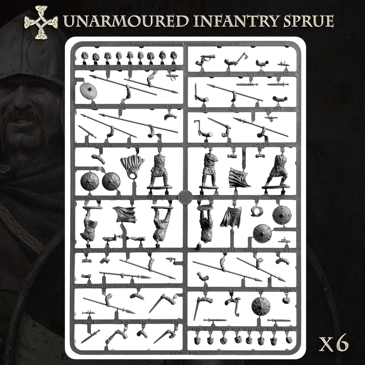 Carolingian Franks Unarmoured Infantry PREORDER
