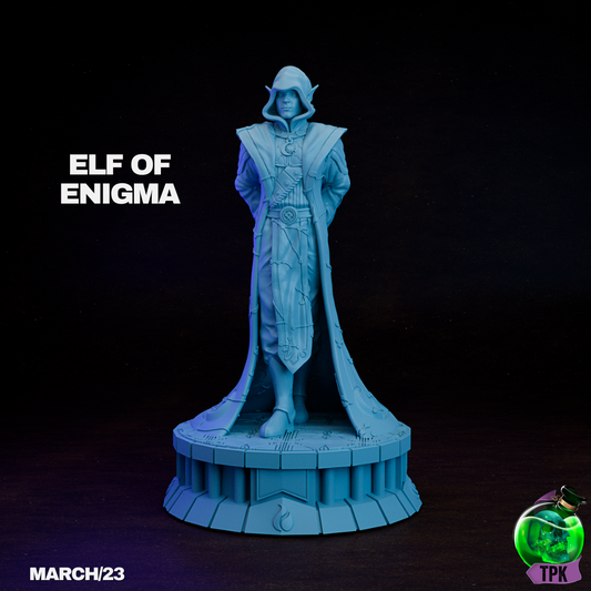 Elf of Enigma 2 | TPK Lab 32mm Fantasy Tabletop RPG Miniatures Role Playing Miniatures