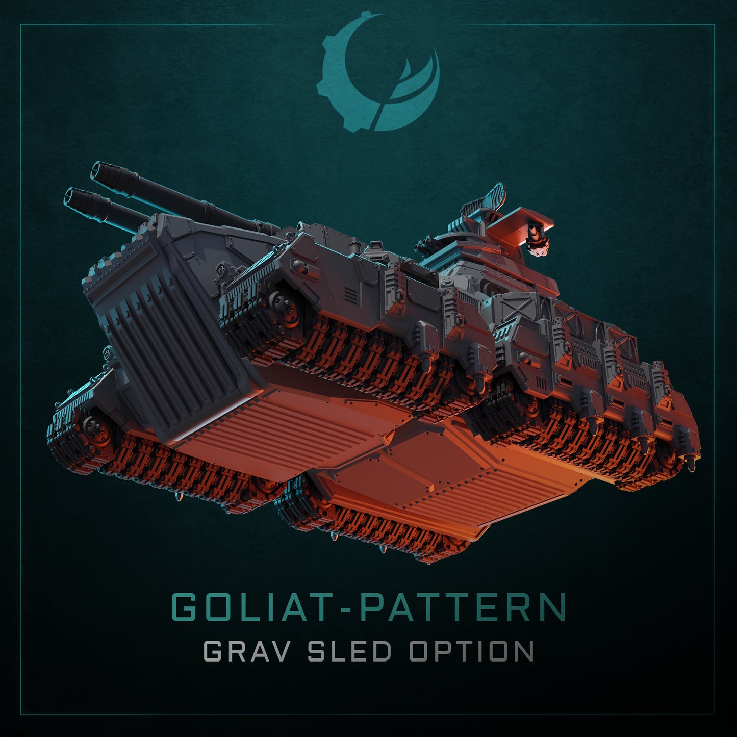 GOLIAT-PATTERN SUPER HEAVY ASSAULT CRAWLER | Maelstrom Designworks Grimdark Wargaming Miniatures