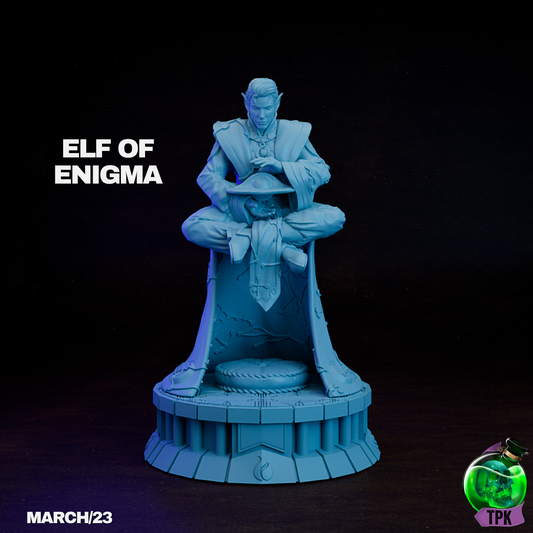 Elf of Enigma 3 | TPK Lab 32mm Fantasy Tabletop RPG Miniatures Role Playing Miniatures