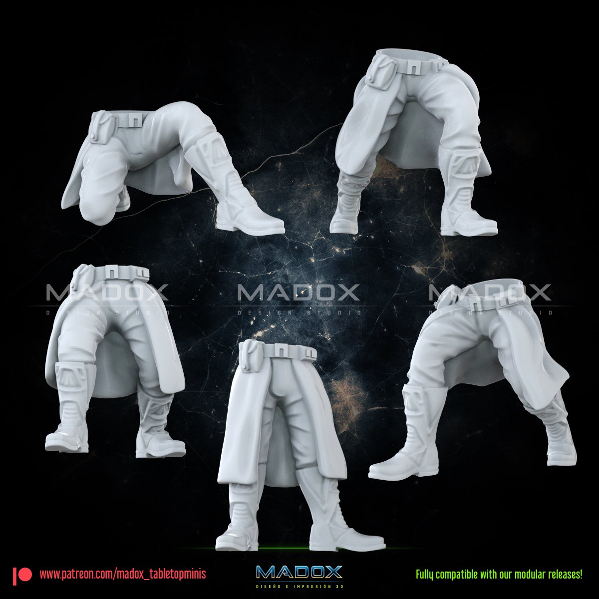 Desert Syndicate Build Kit | Warbear Studios 28mm SciFi Wargaming Miniatures Role Playing Miniatures